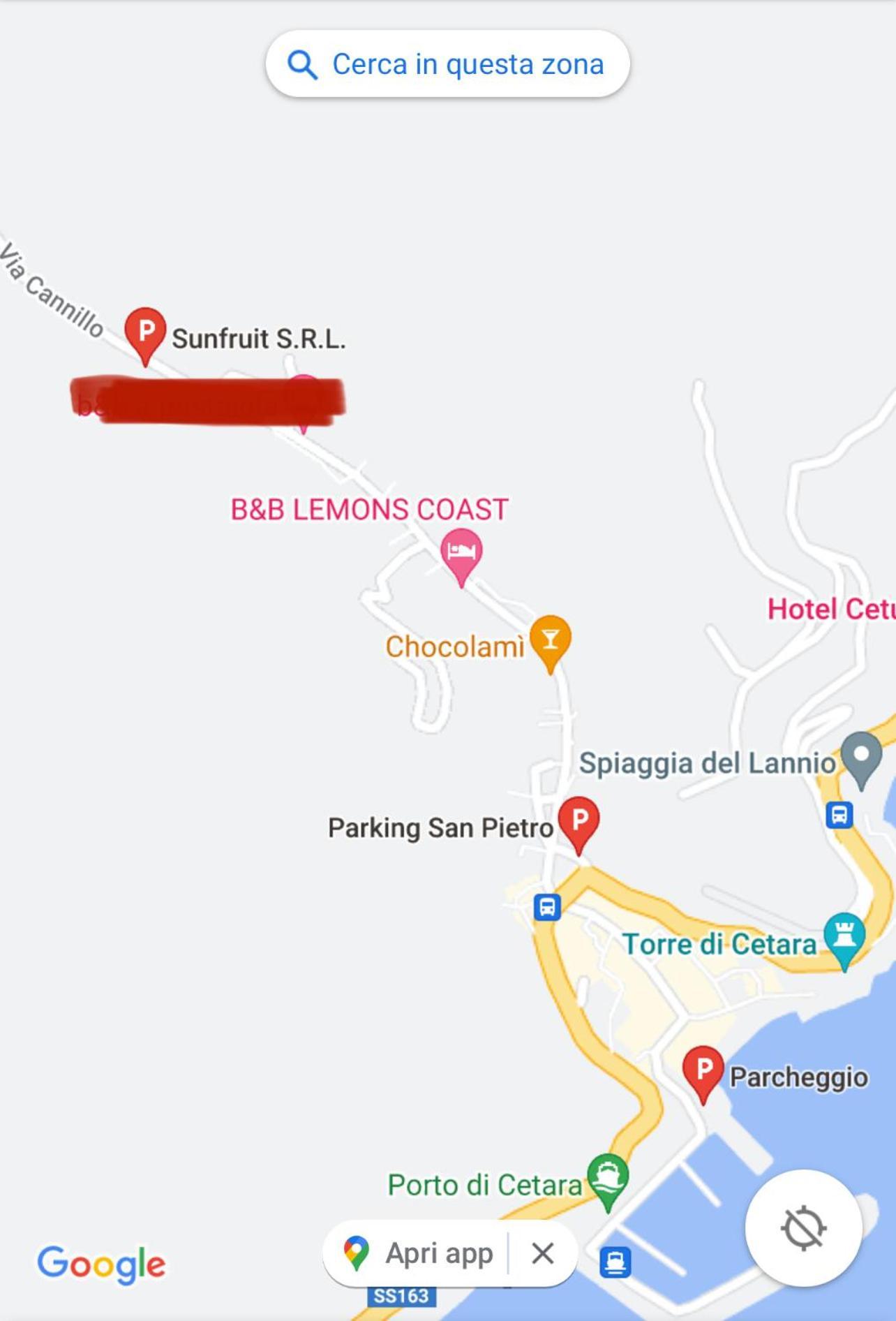 B&B Lemons Coast Cetara Extérieur photo